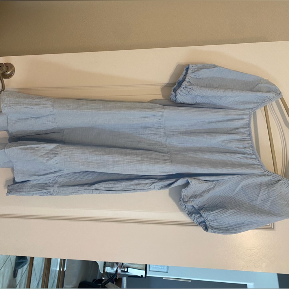 Blue Target Dress